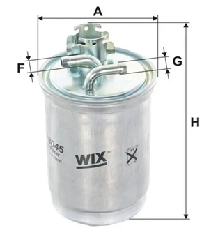 Фільтр паливний VW T4 1.9-2.5TDI WIX FILTERS WF8045
