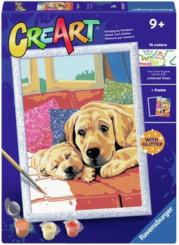 Картина за номерами Ravensburger CreArt Любов до собак 12023269 (4005555232698)