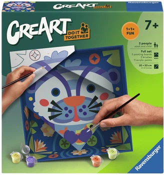 Картина за номерами Ravensburger CreArt Do it together Бобер 12023154 (4005555231547)