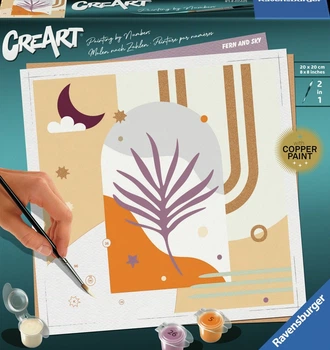 Картина за номерами Ravensburger CreArt Boho Папороть і небо 12023145 (4005555231455)