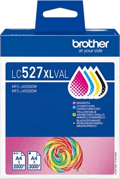 Zestaw tuszy Brother LC527XLVAL Black/Cyan/Magenta/Yellow