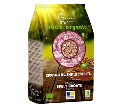 Крупа спельты оргническая 800г Galeks Agro