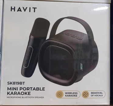 Портативна колонка караоке HAVIT HV-SK819BT 5W Black