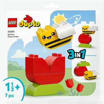 Конструктор Lego DUPLO Моя перша квітка та бджілка (30686)