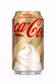 Напиток Coca Cola Holiday Creamy Vanilla со вкусом сливочной ванили 355 мл