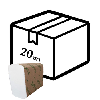 Полотенца Z складка Кохавинка 200 л/уп 220*200 мм 2 слой целлюл. 20 уп/ящ