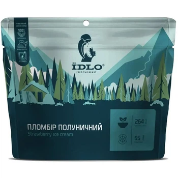 Пломбир Їdlo клубничный (IDLO-PLOMPOL)