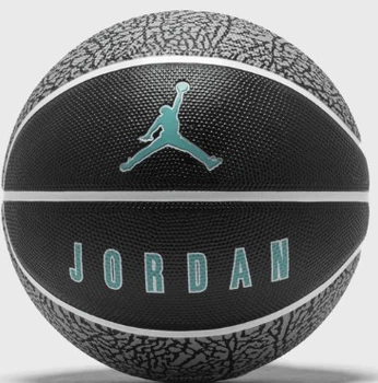 Мяч баскетбольный Nike JORDAN PLAYGROUND 2.0 8P DEFLATED BLACK/WHITE/WHITE/CLEAR JADE size 6 (J.100.8255.016.06)