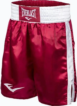 Шорты боксерские Everlast красные унисекс для тренировок и боев с эластичным поясом 23 дюйма