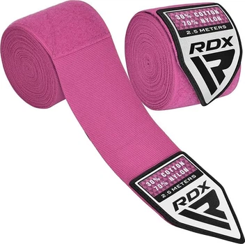Бинты RDX HAND WRAPS 2.5 METER HWJ-RP 2,5 м розовый (5054421855409)