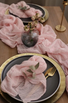 Марлевая салфетка эко сервировочная VTILENE, Blush, 45х45 см