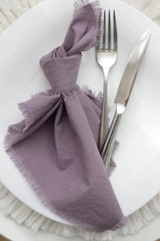 Хлопковая салфетка для сервировки стола VTILENE, Wisteria, 45х45 см