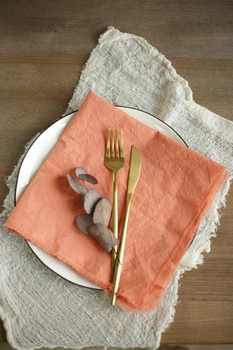 Салфетка из хлопка для кафе VTILENE , Light terracotta, 45х45 см