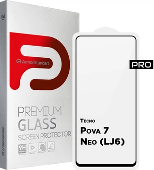 Защитное стекло ArmorStandart Pro для смартфона Tecno Pova 7 Neo (LJ6) (ARM87299)