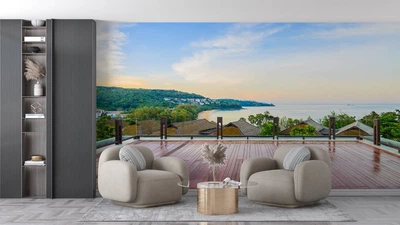 Фотообои флизелиновые Print-walls Терраса мечтаний 0674 300×200 см (Ш×В)