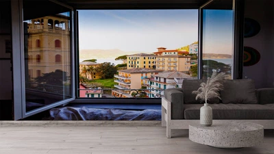Фотообои флизелиновые Print-walls Балкон Мечты 0636 350×270 см (Ш×В)