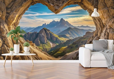 Фотообои флизелиновые Print-walls Сердце Горы 0648 100×100 см (Ш×В)