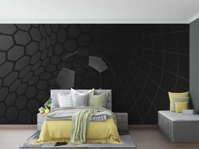 Фотообои флизелиновые Print-walls футбольный мяч 0108 100×100 см (Ш×В)
