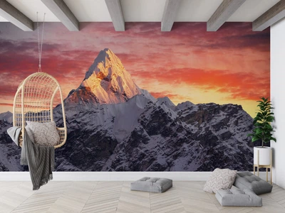 Фотообои флизелиновые Print-walls снежные горы 054 300×200 см (Ш×В)