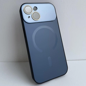 Чехол Matte Magsafe Style 17 для Apple iPhone 14 , Blue