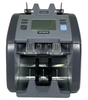 Счётчик банкнот Magner 165F HITACHI iH-110 профессиональный сортировщик валют с проверкой подлинности 2022-2023, Мультивалютный, с автоматическим стартом подсчёта, Б/У