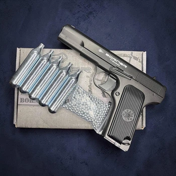 Пневматичний пістолет Borner TT Blowback + кульки та балони