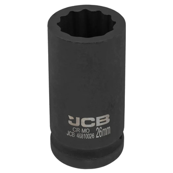 Головка ударна глибока 3/4" 26 мм (12-гр.) | 60582 | JCB