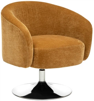 Крісло поворотне для вітальні Atmosphera Edith Гірчичного кольору (3560232705380)