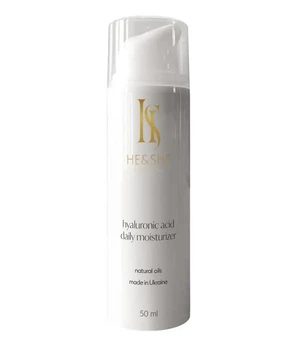Крем He&She Cosmetics Hyaluronic Acid Daily Moisturizer с гиалуроновой кислотой для увлажнения кожи лица, 50 мл