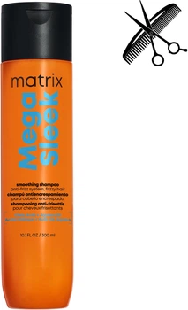Шампунь Matrix Mega Sleek для гладкості неслухняного волосся 300 мл (3474637370725)