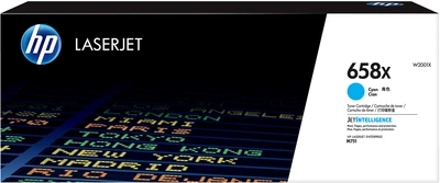 Тонер HP Toner W2001X / 658X XL Cyan (HP-W2001X)