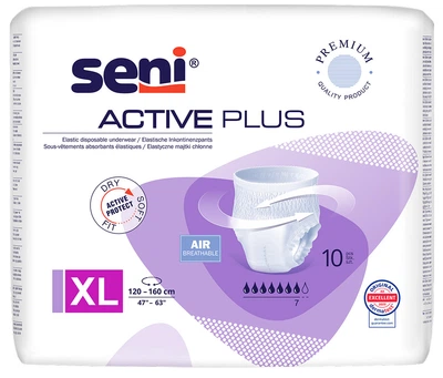 Труси поглинальні для дорослих Seni Active Plus Extra Large 10 шт (5900516692193)