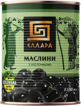 Маслины с косточкой Ellada Colossal 3.1 л (4820186140200)