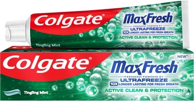 Зубная паста Colgate Max Fresh Ultrafreeze Active Clean & Protect 75 мл (8718951738829)
