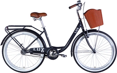 Велосипед Dorozhnik ST 26" LUX Velosteel 17" 2026 Темно-сірий (OPS-D-26-364)