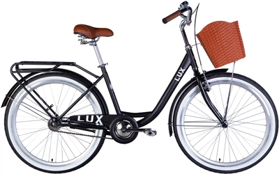 Велосипед Dorozhnik ST 26" LUX Velosteel 17" 2026 Чорний (м) (OPS-D-26-367)