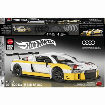 Колекційна машинка-конструктор Audi R8 LMS серії Elite Mattel Brick Shop (JFT18)