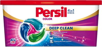 Диски для прання Persil Color 4in1 Discs Deep Clean 28 циклів прання (9000101845501)