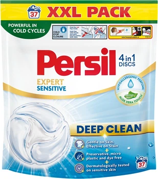 Диски для прання Persil 4in1 Discs Expert Sensitive Deep Clean 37 циклів прання (9000101830941)
