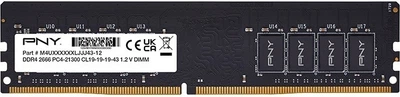 Pamięć RAM PNY DDR4-2666 16384MB PC4-21300 Performance (MD16GSD42666-SB)