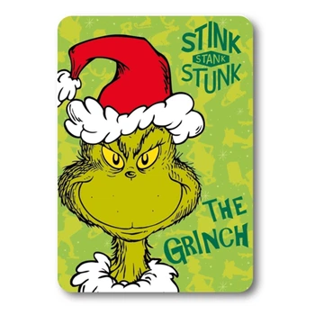 Дитячий флісовий плед Grinch Грінч - викрадач Різдва 100х140 см, Принт 698