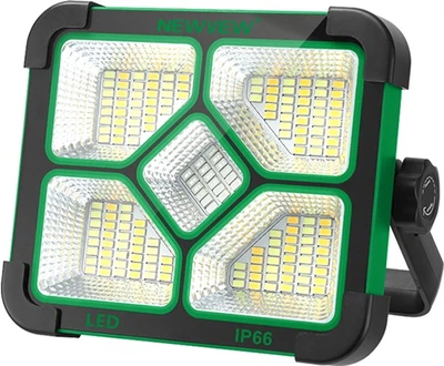 Фонарь аккумуляторный NEWVEW NV-S1 200W Solar Panel 3600mAh Green (NWVW-NV-S1-GN)