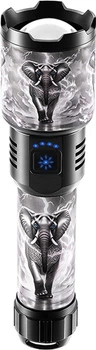 Фонарик аккумуляторный NEWVEW NV-K20-Elephant 5000mAh Black (NWVW-NV-K20-ELFNT-BK)