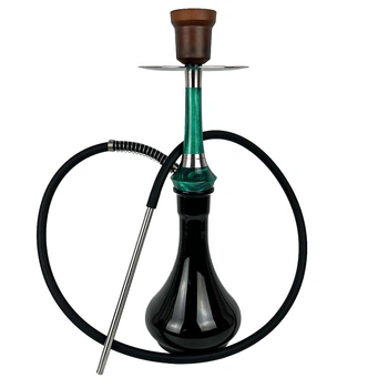 Кальян Totem Monolit Optima Emerald Green (Drop Black)