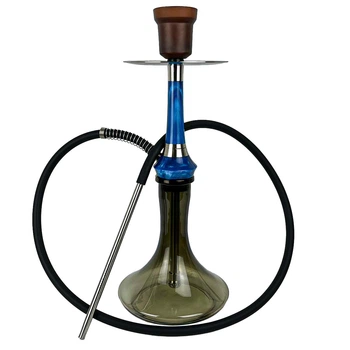Кальян Totem Monolit Optima Ocean Blue (Craft Brown)
