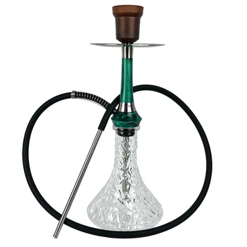 Кальян Totem Monolit Optima Emerald Green (Crystal Clear)