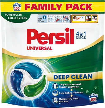Диски для прання Persil Universal 4in1 Discs Deep Clean 100 циклів прання (9000101844320)