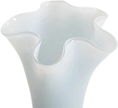 Wazon Homla Veyora szklany niebieski 20x20x20 cm (5906496771101)