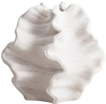 Wazon Homla Mare ceramiczny o rzeźbiarskiej formie niebieski 21x21x20 cm (5906496765476)