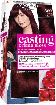Краска уход для волос L'Oreal Paris Casting Creme Gloss № 360 "Чёрная Вишня"